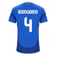 Taliansko Alessandro Buongiorno #4 Domáci futbalový dres ME 2024 Krátky Rukáv